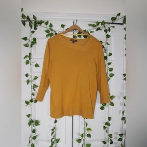 Cable and Gauge Yellow Mustard Blouse